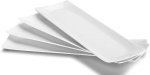 Glossy White Serving Plate