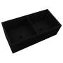 Large Black Double Concrete Kitchen Butler Basin 800 X 400X 260MM