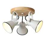 Gabi Metal And Wood Ceiling Light