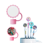Straw Topper - Pink
