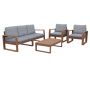 Patio Furniture Set Solaris Brown