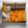 African Daisies Light Weight Fleece Blanket By Annette Heymans