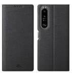 Sony Xperia 1III 2021 Slim Flip Folio Wallet Case Black