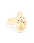 Goldair Gold Plated Large Knot Ring - M l