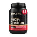 Nutrition Gold Standard 100% Delicious Strawberry Flavour Whey Muscle Building And Recovery Protein Powder 900 G