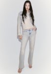 Cropped Denim Jacket - Pale Denim Blue