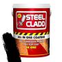 Steel Cladd All-in-one Black 1L - 2 Pack