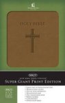 Super Giant Print Bible-nkjv Large Print Leather Fine Binding Large Type Edition