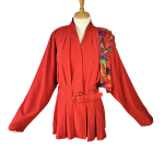 80S Pleated Jacket - L