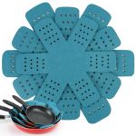 Bykitchen Pan Protectors For Stacking Pan Pot Separators Pads With Stars Felt Pot Divider Protectors For Stacking And Protecting