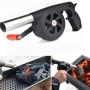 Portable Hand-operated Blower For Bbq Camping And Fire Making - Efficient And Easy-to-use Stove Accessory