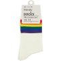 Clicks Trendy Rainbow Stripe Socks 3-6