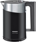 Siemens 1.5L Sensor For Senses Cordless Water Kettle - Black