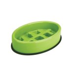 M-PETS Anti-scoff Fishbone Bowl - Green