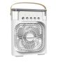 Air Cooling Fan With Humidifiers Rgb Light For Home&office-white