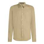 Kl Embroidery Linen Shirt -twill