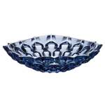 Bohemia Crystal Bohemia Shallow Bowl Samba Blue 350MM