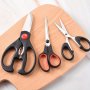 3pcs Kitchen Scissors Stainless Steel Kitchen Shears Multi-Purpose Strong Meat Scissors Kitchen Gadgets