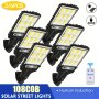 3pcs/6pcs YUNNOVA Solar Lights Outdoor With Lights Reflector 108 COB Solar Motion Sensor Lights With Remote Solar Powered Wirelessly Security Wall Lights 3 Lighting