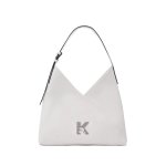 Geo High-shine Tote -off White