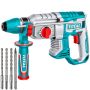Total Tools - Cordless Rotary Hammer 24MM - Unit Only Incl Bits