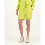 Formal Satin SHORTS In Acid Lime - M