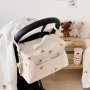 Hanging Stroller Storage Bag Canvas Large Capacity Lightweight Bag Portable Stroller Bag