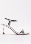 Nine West Framan Ankle Strap Heel - Silver