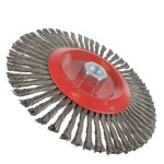 Tork Craft Wire Wheel Brush Single Section Twisted Plain 175MM X M14
