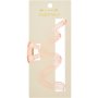 Clicks Clear Zig Zag Clamp Pink