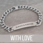 Jordan Personalized Men's Stainless Steel Bracelet Size: 21.2CM Ready In 3 Days