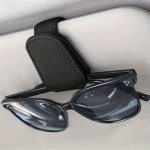1PC Magnetic Pu Leather Car Visor Sunglasses Holder Sunglasses Holders For Car Sunglasses Clip For Car Visor Car Interior Visor