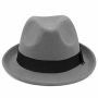 Fedora Panama Trilby Jazz Hat - 58CM