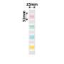 NB347 - NIIMBOT - D101 ONLY - 25X32MM - 190 T SHAPE INDEX MIXED COLOURS LABELS