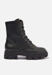 Cotton On Maci Lace Up Boot - Black Pu