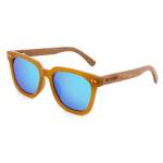 Polarized Walnut Blue Lens Sunglasses S2116
