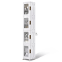 Slim Bathroom Storage Cabinet Narrow Storage Organiser With Wheels