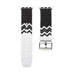Kd Silicone Apple Watch Strap 38 40MM S m l Black & White