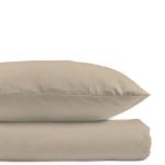2 Piece Single Microfiber Sheet Taupe 88830