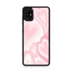 Custom Printed Tpu Cases - Samsung Galaxy A51 & 39 Pink Hearts& 39 By
