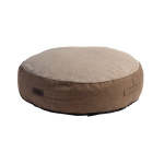 Rogz Lounge Flat Round Bed - Large Brown