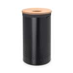 Brabantia Laundry Bin 60 Litre With Cork Lid - Matt Black