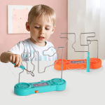 1PC Orange Green Early Educational Toys Electric Maze Kids Puzzle Focus Willpower Training Fireline Impact Electric Hand-eye Coo