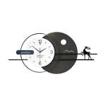 Wall Clock Battery-powered Analogue Design Easy To Install