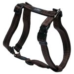 Rogz Pet Products Rogz Utility Extra Large 25MM Lumberjack Dog H-harness Chocolate Reflective