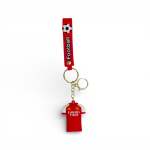 Football Keychain Fca Red