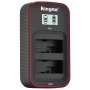Canon LP-E8 Lcd Dual USB Camera Battery Charger