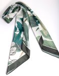 GREE N Tropical Leaf Bandana Hair Scarf