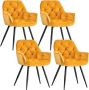 Gof Furniture - Lafoodie Dining Chair Set Of Four