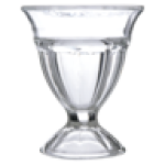 Vanilla Ice Cream Glass Bowl